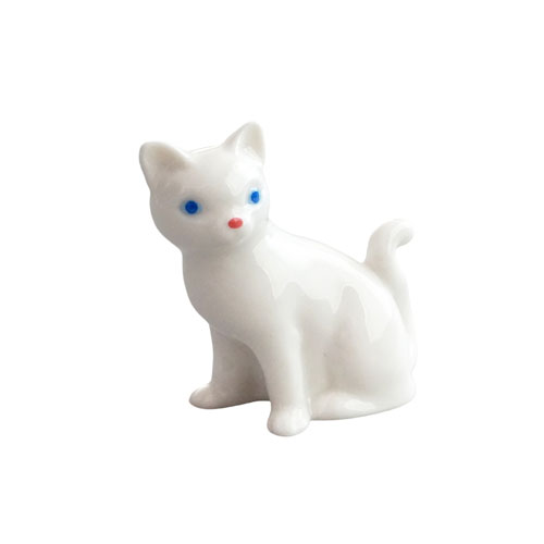 ねこ ネコ 猫 ネコの置物 猫の置物 陶器 リアル おしゃれ かわいい