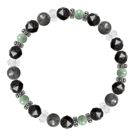 パワーストーン ブレスレット ラルビカイト・翡翠 仕事運 誕生石 5月