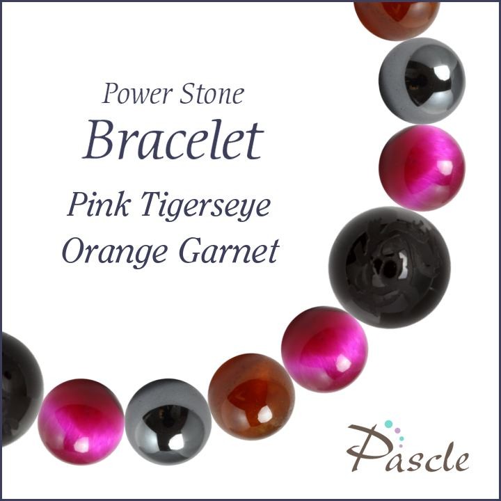 品質のいい 仕事運 ピンクタイガーアイ オレンジガーネット ブレスレット パワーストーン プレゼン 誕生日 天然石 オレンジガーネット ピンクタイガーアイ 金運 願望成就 1月 誕生石 恋人 夫婦円満 メンズアクセサリー