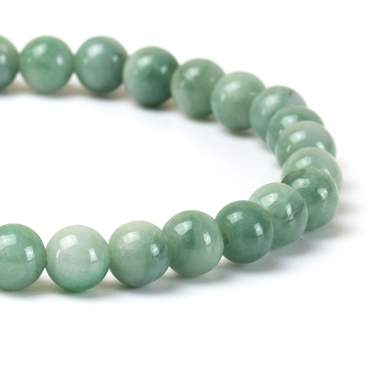 日本が誇る天然石 一点もの 糸魚川翡翠 深緑 7mm シンプルブレスレット パワーストーン 天然石 ギフト On Jaitgbr01 パスクル 通販 Yahoo ショッピング