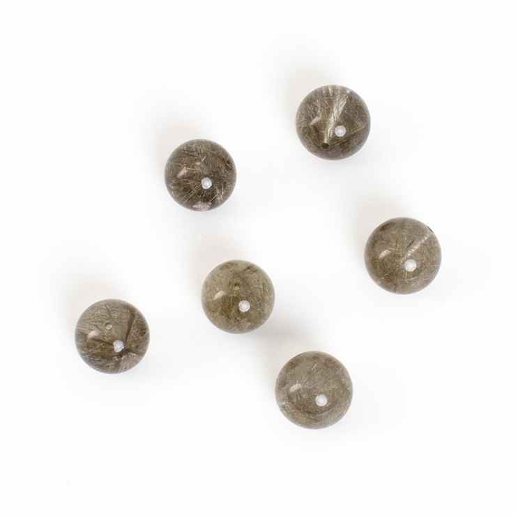 粒売り/バラ売り】シルバールチルクォーツ（針多） 12mm : パスクル