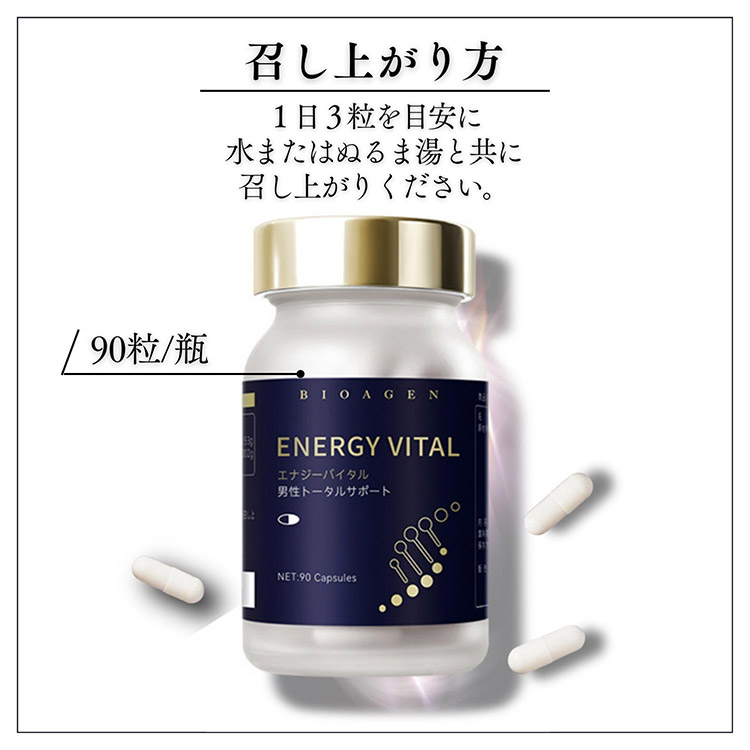 BIOAGEN ENERGY VITAL (DM) : z10002740 : PassageMens - 通販 - Yahoo 