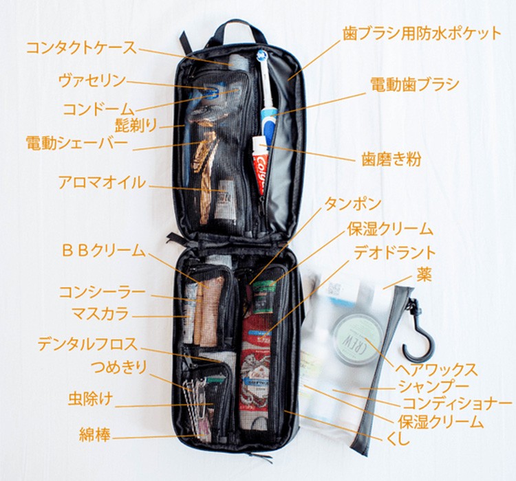 トラベル・ポーチ プラス バイ グラヴェル travel pouch PLUS by