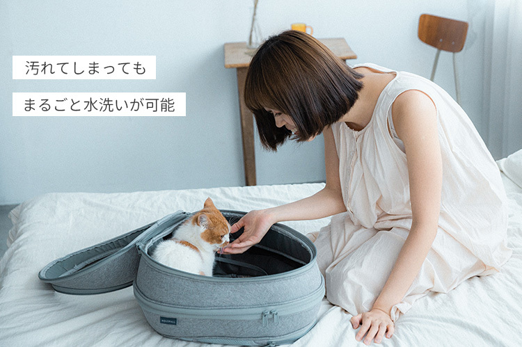楽天市場】EGGY リュック型猫ハウス 背負えるペットハウス