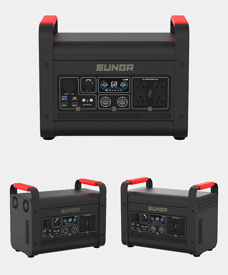SUNGA　ソーラーパネル 150W SUNGA ポータブルソーラーパネル 150W セット ポータブル電源 1500W