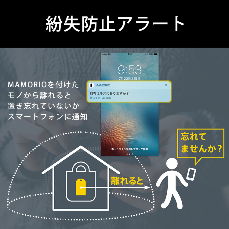 選べる2点セット MAMORIO＋MAMORIO FUDA 紛失防止 タグタイプ シールタイプ 忘れ物防止 落し物防止 紛失 メール便送料無料  ポイント10倍 :P10021998:PassageShop 通販 