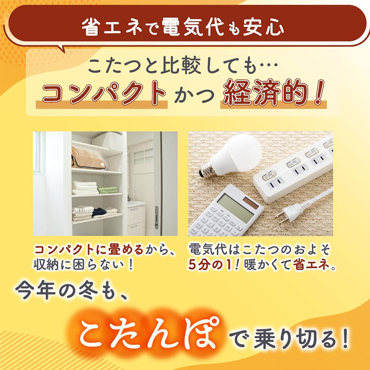 THANKO サンコー 着るこたつ こたんぽ ダニ対策モード付き KTTK25CBW