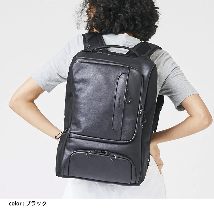 新品未使用✨バルマン ビジネスリュックサック ロゴプレート