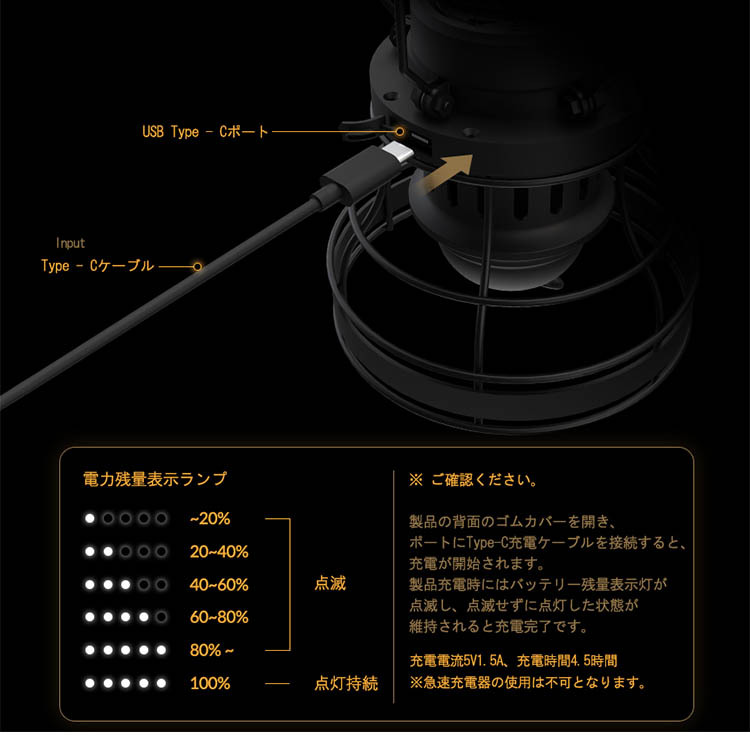 KZM ギルバート ランタン LEDランタン 吊下げ キャンプ カズミ