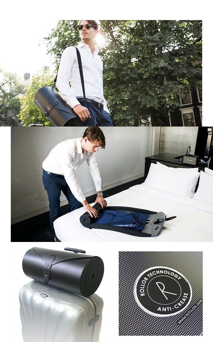 ROLLOR Prestige ガーメントロール スーツ収納ケース 出張・旅行用 ROLLOR Essential メッセンジャーバッグ（ローラー エッセンシャル