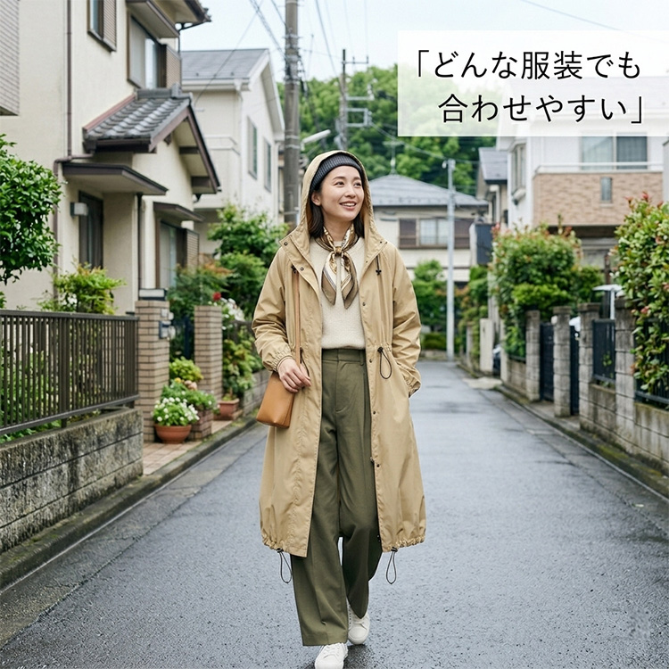 Wpc. レインウェア ロングモッズ Rー1101 ワールドパーティー w.p.c