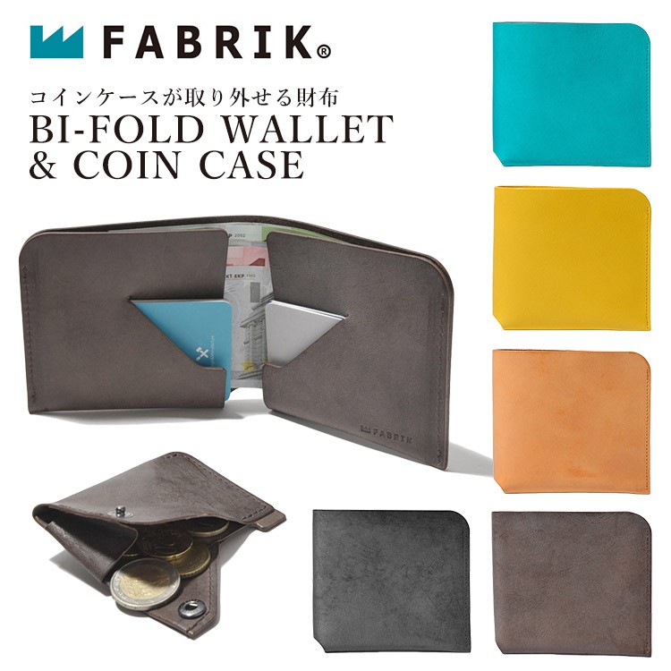 ファブリック バイフォールド キャッシュレス ミニウォレット 財布