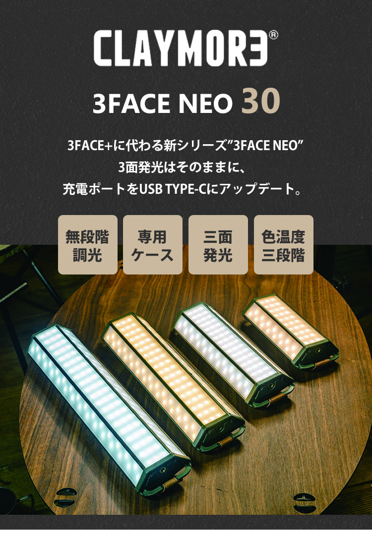 CLAYMORE 4/28 10時迄!限定ポイントUP!CLAYMORE 3FACE NEO 30 CLAYMORE 4/28 10時迄!限定ポイントUP!CLAYMORE 3FACE NEO 30