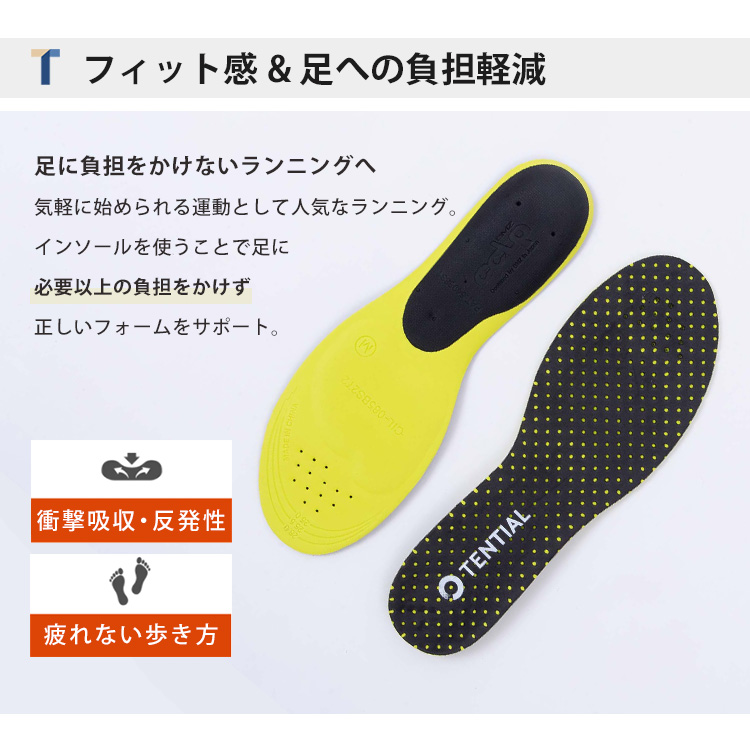 TENTIAL RUNNING INSOLE テンシャル ランニングインソール