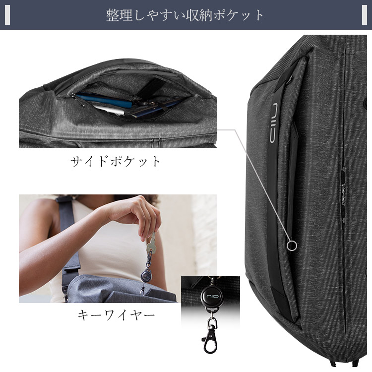 W特典付 自転車ヘルメット付 NIID スリングバッグ 拡張式 CACHE W特典付 自転車ヘルメット付 NIID スリングバッグ 拡張式 CACHE