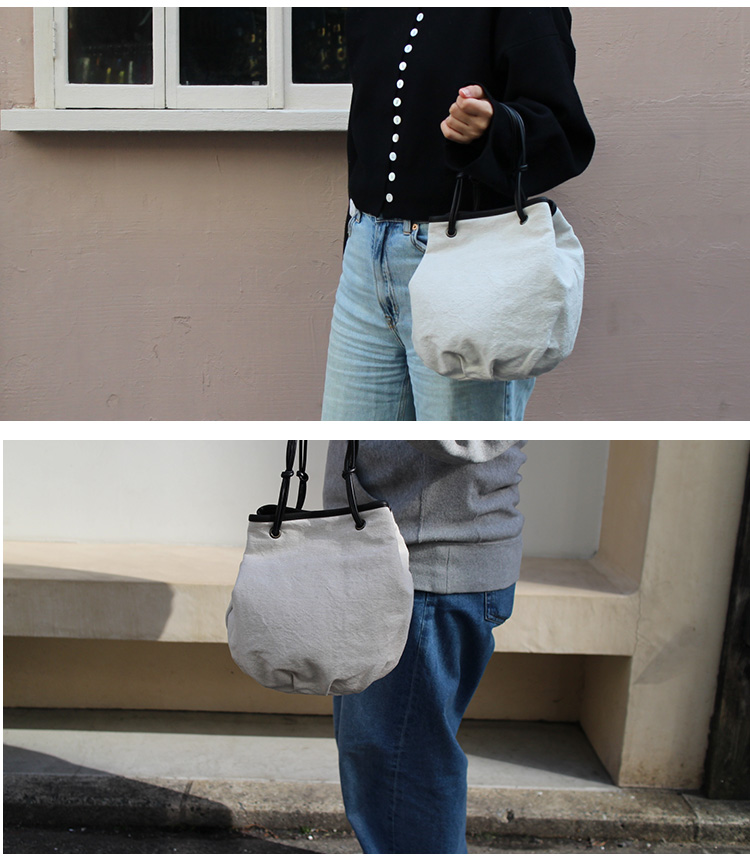 CLASKA DO サック・ド・ラセ トワル クラスカ ドー Sac de lacet toile