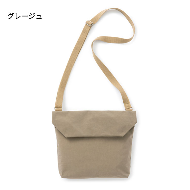 BAGWORKS ベージュ グレー バッグ ショルダー付き BAGWORKS BICYCLEMAN 2 ショルダーバッグ 海外× : PassageShop