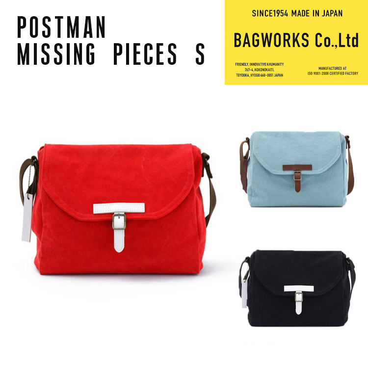 爆買WEEK限定ポイントUP】BAGWORKS POSTMAN MISSING PIECE S バッグ