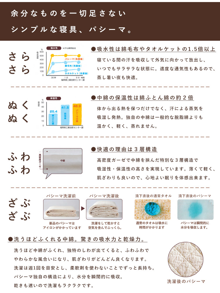パシーマ（pasima） 当店限定特典付 リラックスローブ バスローブ