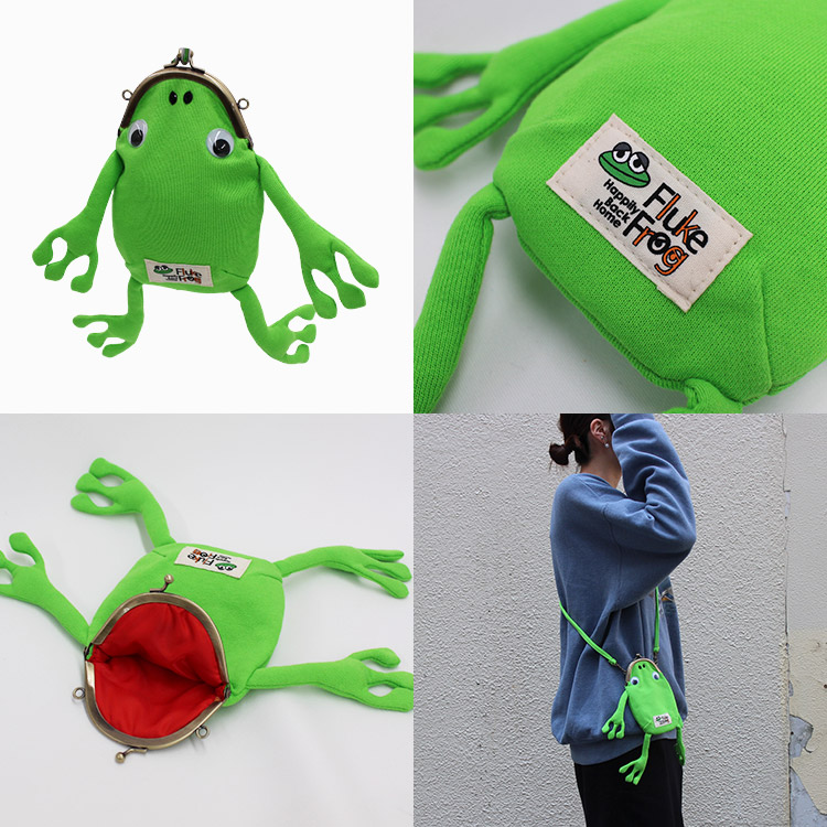 Fluke Frog カエルガマ マルチケース がま口 ジムマスター フルック