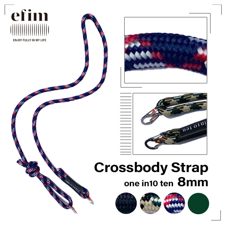 one in10 ten Crossbody Strap スマホストラップ 8mm メール便送料無料