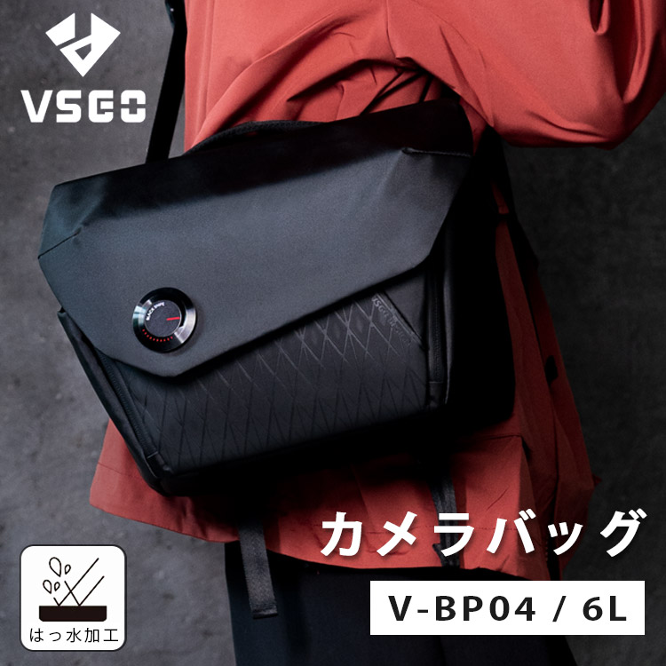 VSGO カメラバッグ ブラックスナイプ V-BP04 6L ショルダーバッグ 一眼