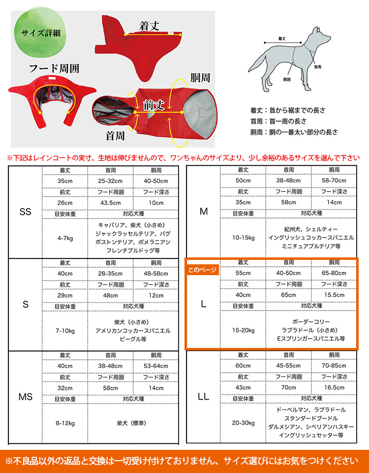 デロリアンズ　犬用 防水レインコート 青 フード付きSサイズ レビュー】犬用レインコート - お散歩バッグ・犬用ベッド