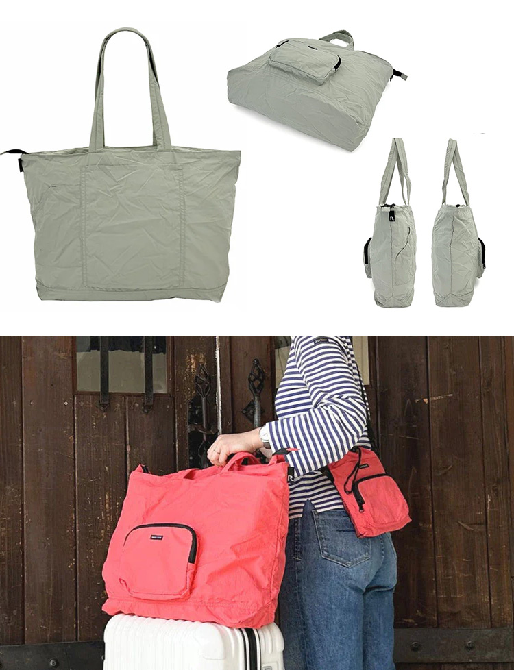 キャラクター付きホワイトバッグ ROOTOTE ルートート 1314 SN.GRANDE.パッカブル-B 撥水加工