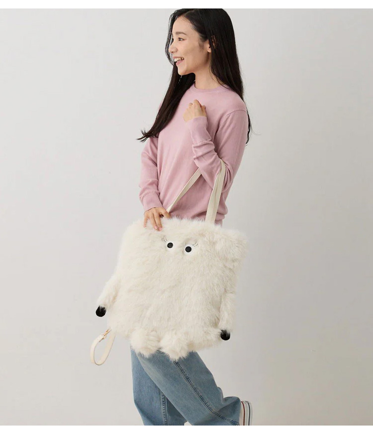 ROOTOTE クリプテッド-C 6845 EU.トール2way モフかわバッグ