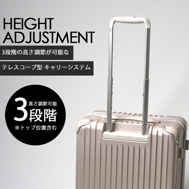 CARGO AiR STAND スーツケース 56L CAT635ST 無料預入受託サイズ