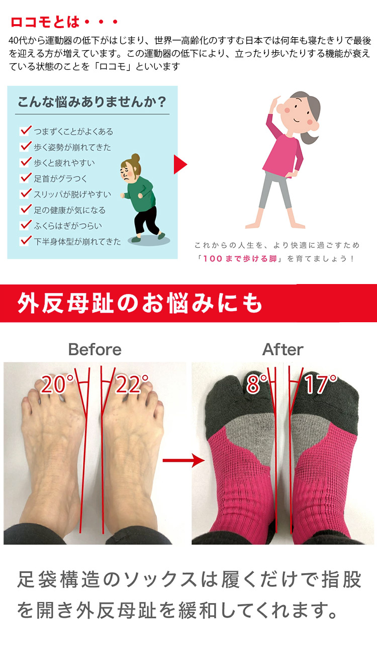 Activital 選べる3足セット 超立体 フットサポーター 19〜29cm 特許