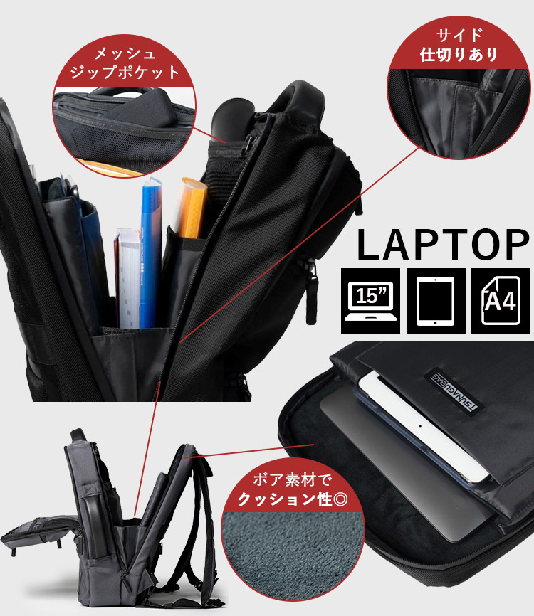 サコッシュ付 TSUNAGUBAG SQUARE MINI TSB18 SIMCLEAR リュック