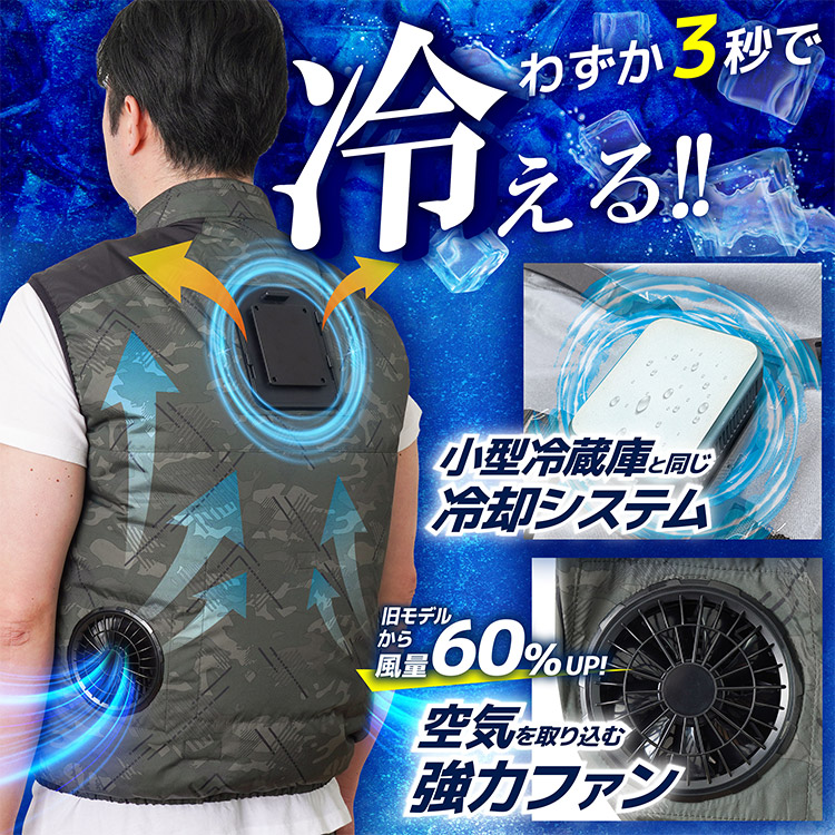 冷暖房服 フルセット】空調服®18Vスターターキット+空調服®難燃長袖