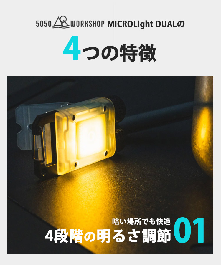 5050ワークショップ　マイクロライト 5050workshop MICROLIGHT - 宗像山道具店 by GRIPS