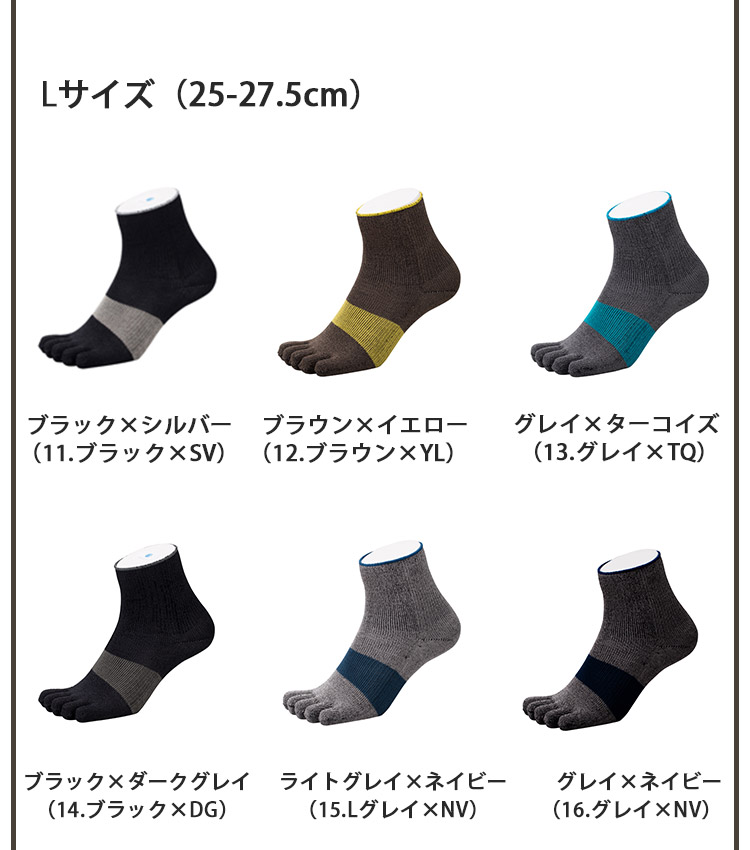 選べる3足セット アルキテクト クール ミドル Arquitect Cool 022 5本