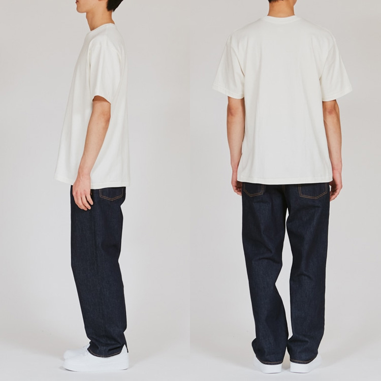 白黒2枚セット ヘインズ クルーネックTシャツ SHIRO KURO Hanes シロ