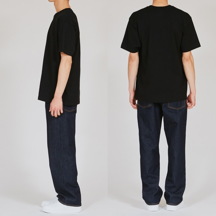 白黒2枚セット ヘインズ クルーネックTシャツ SHIRO KURO Hanes シロ