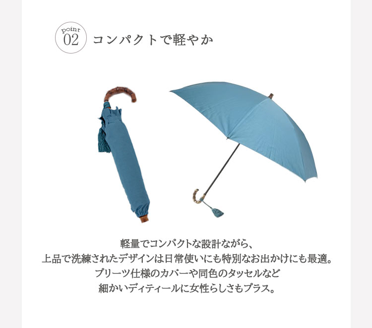 WAKAO（ワカオ） 遮光・遮熱晴雨兼用折り畳み傘 9418 折りたたみ 日傘