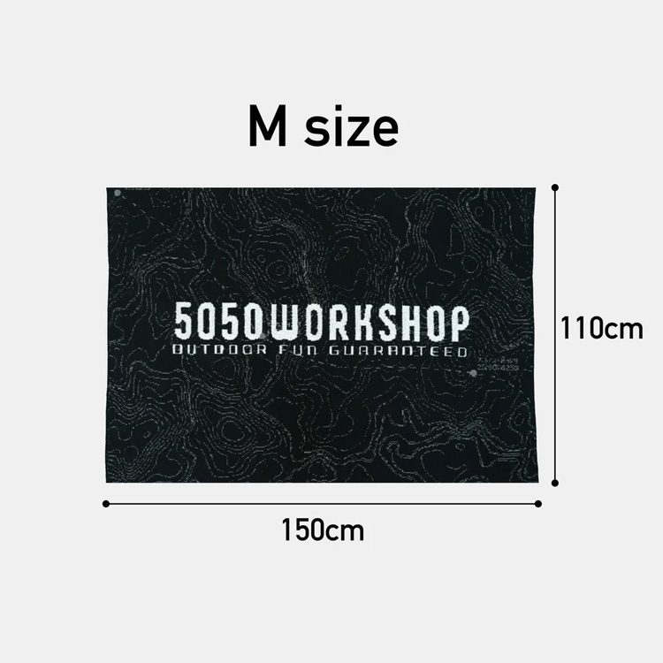 5050WORKSHOP SOFT TOUCH BLANKET M 5050ワークショップ ひざ掛け