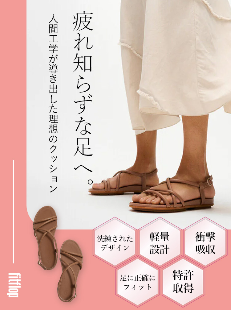 FitFlop（フィットフロップ） ポーチ付 fitflop GRACIE レザー