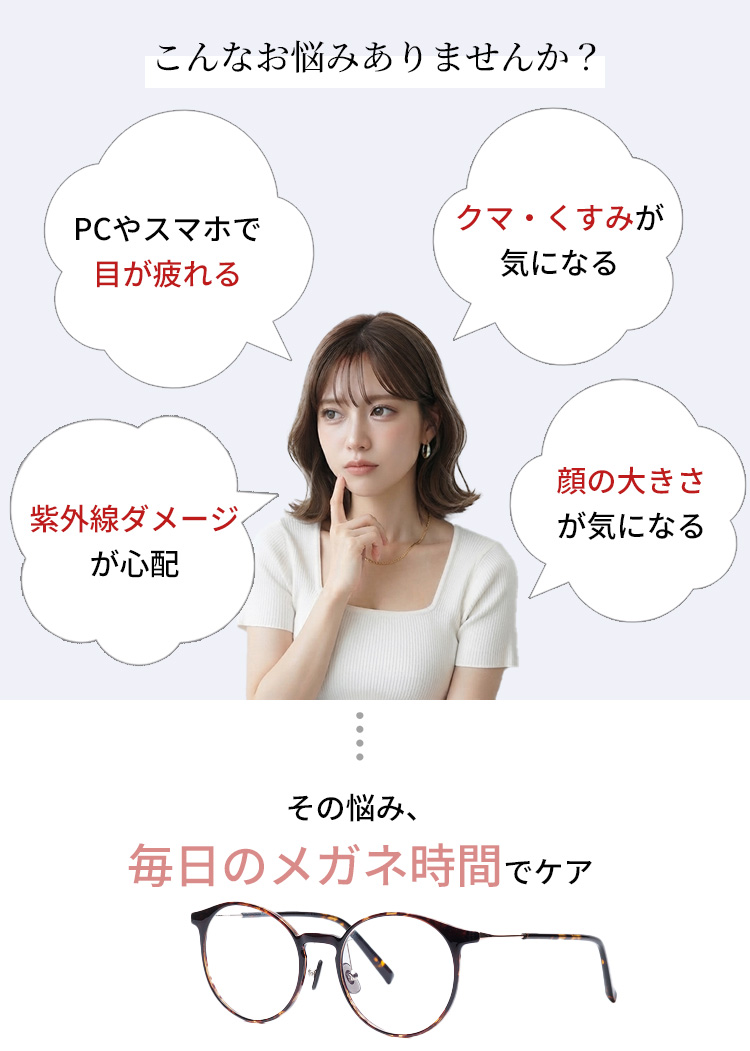 メガネ BIYOU MEGANE KIKU 美容眼鏡 UVカット アイウェア 遠赤外線