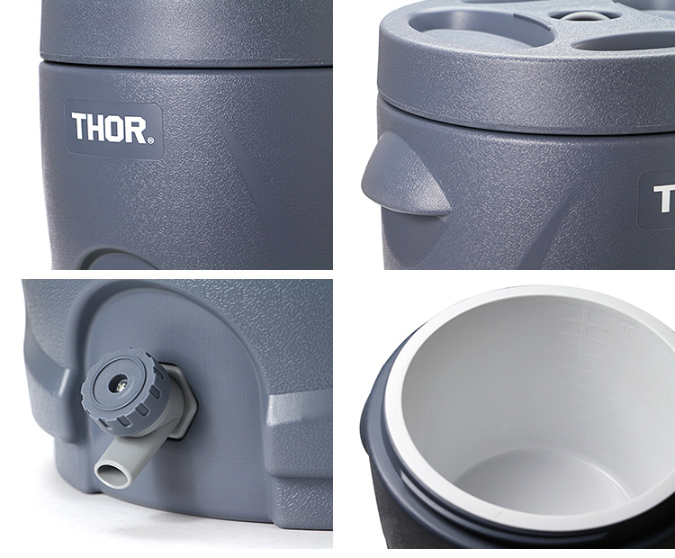 THOR ウォータージャグ 10L ソー Water Jug ドリンクジャー 保冷 大