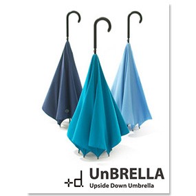 {d UnBRELLA Upside Down Umbrella