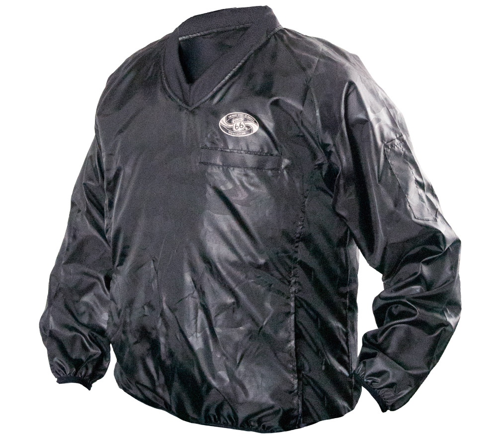 ヤッケ ルート66 セミキルト迷彩Vヤッケ 撥水加工 中綿入り 防寒