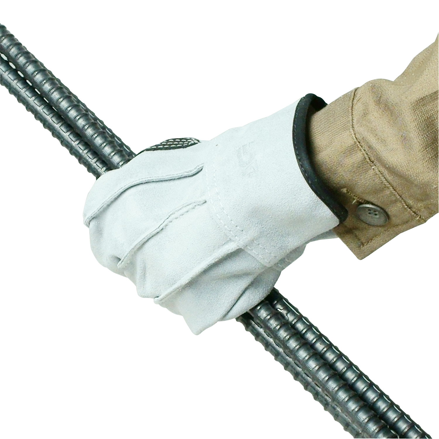 ACE ACE GLOVE 牛床革手袋 外縫い AG4601｜AAグレード床革・親指アテ付 