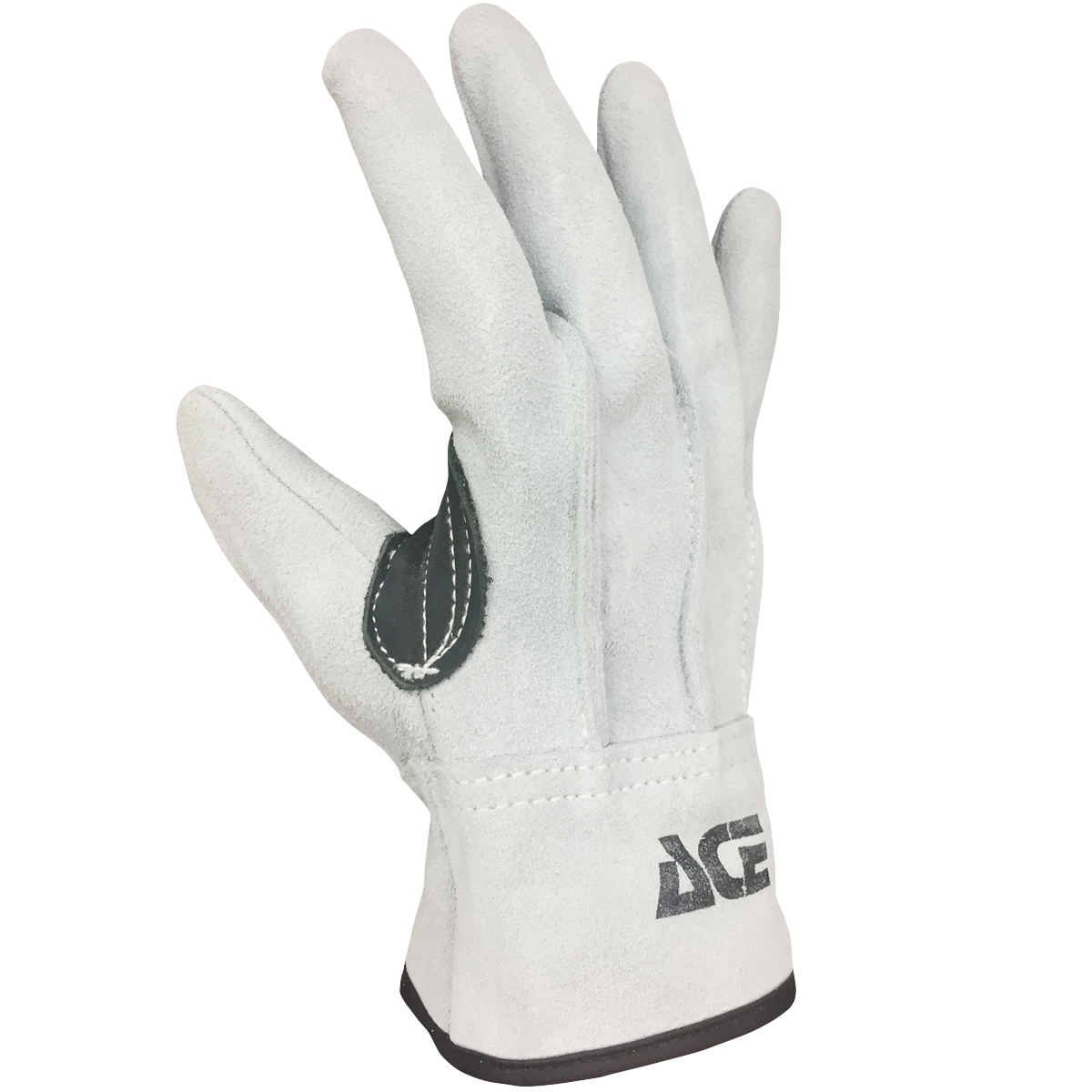 ACE ACE GLOVE 牛床革手袋 外縫い AG4601｜AAグレード床革・親指アテ付