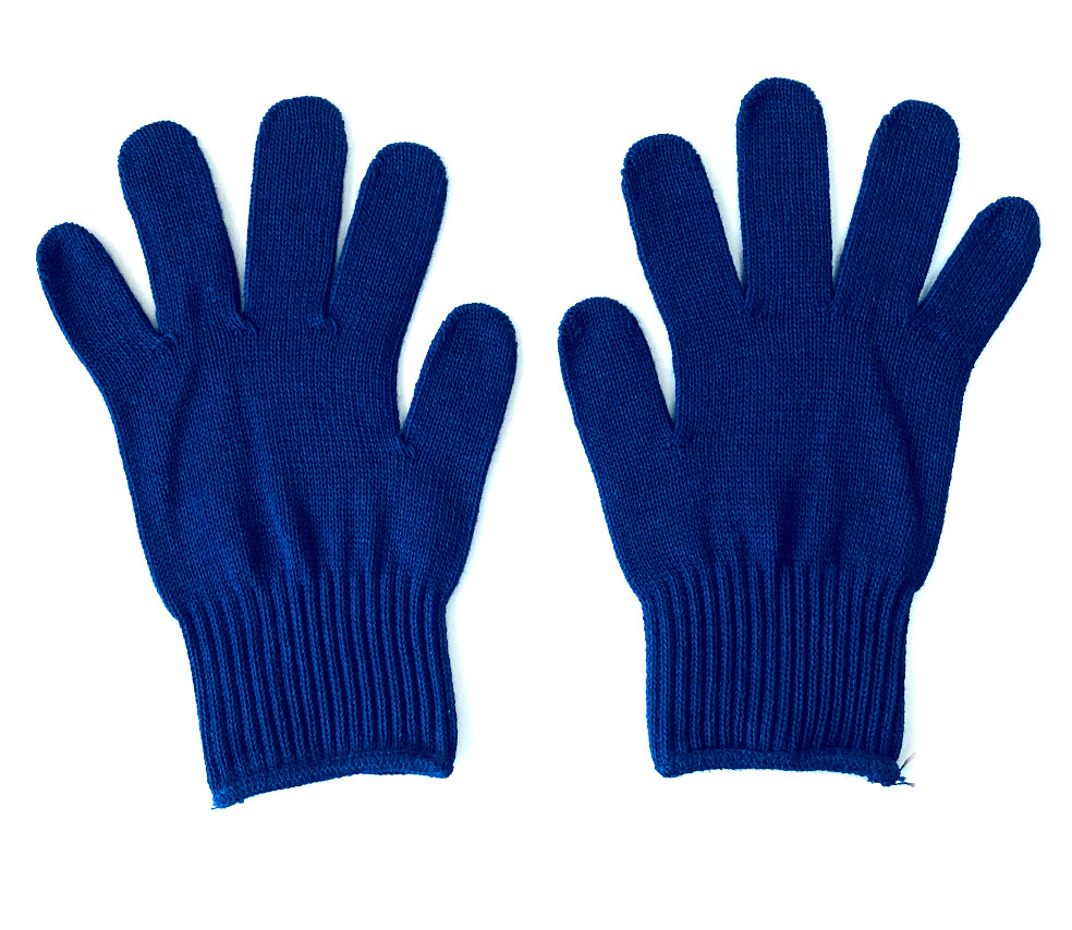 子ども軍手 日本製 綿100％ 紺 6〜8歳用