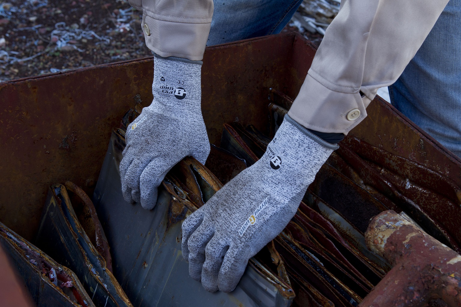 HANVO BEST GRIP ハイパーガード デラックス PE333 耐切創手袋 EN388