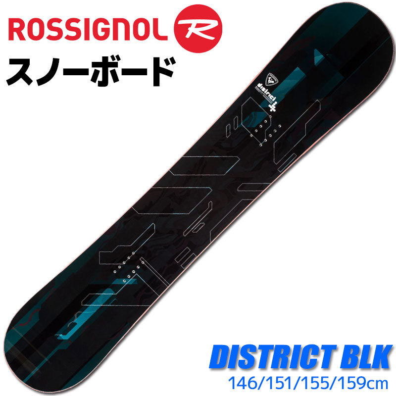 ロシニョール スノーボード メンズ 21-22 DISTRICT BLK REKWP05