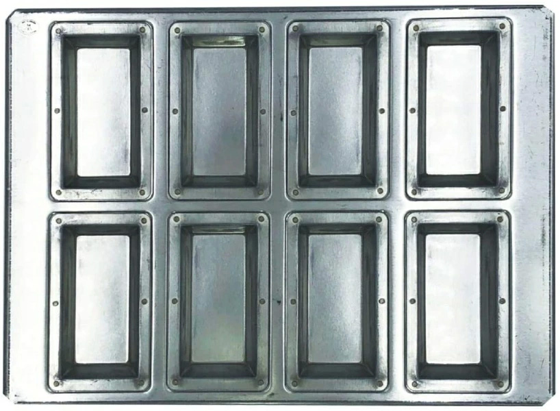 天満紙器（TEMMA SHIKI） フィナンシェ型 8P 松永製作所 シルバー